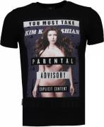 Local Fanatic Kim kardashian rhinestone t-shirt