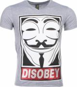 Local Fanatic T-shirt anonymous disobey print