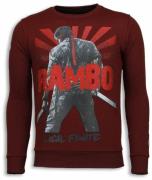 Local Fanatic Rambo rhinestone sweater